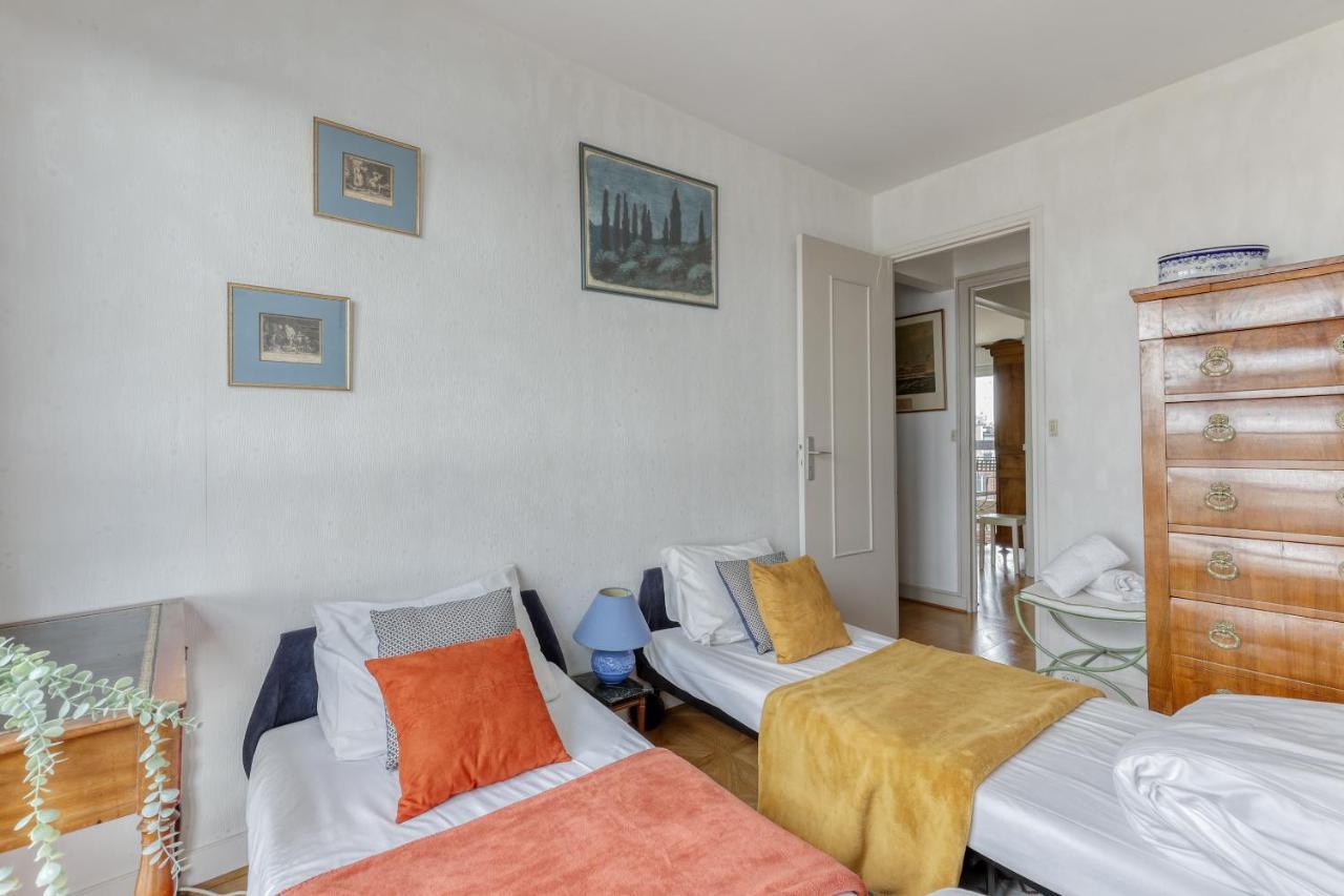 Large And Bright 2 Bdrs Flat With View - Paris 20アパートメント エクステリア 写真