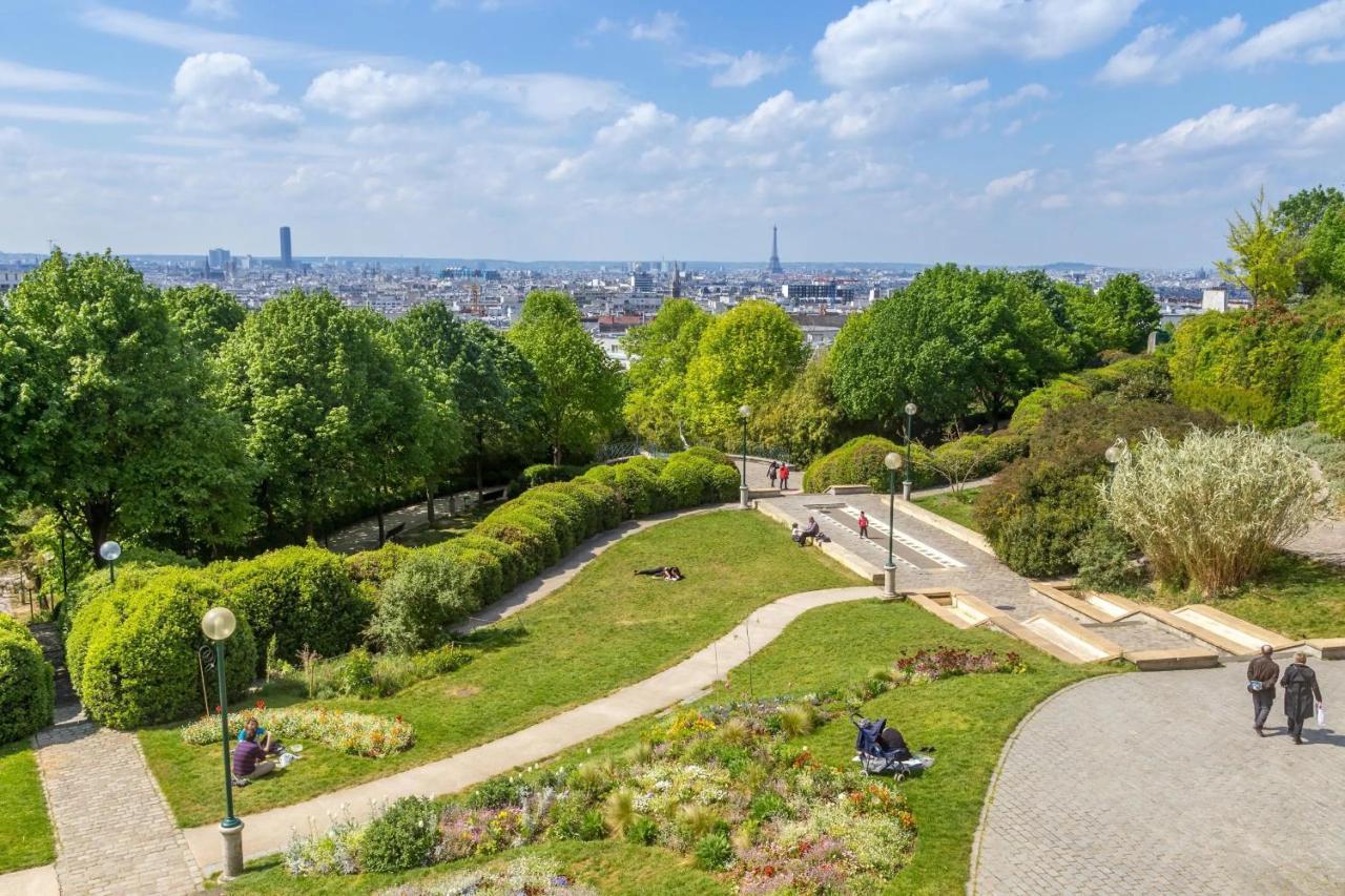 Large And Bright 2 Bdrs Flat With View - Paris 20アパートメント エクステリア 写真